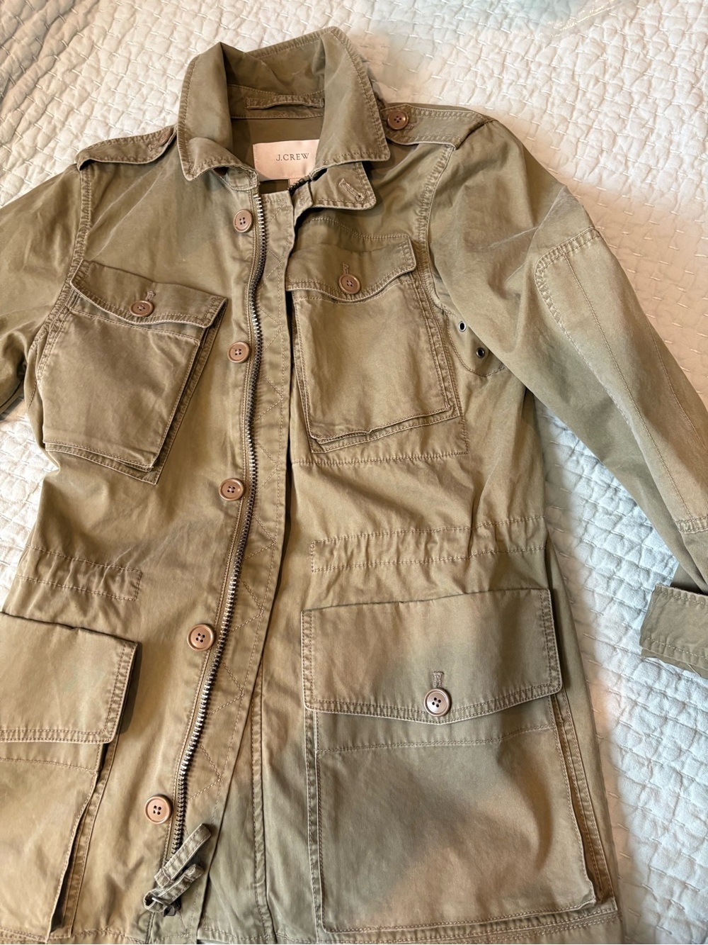 J. Crew Olive Utility Field Jacket